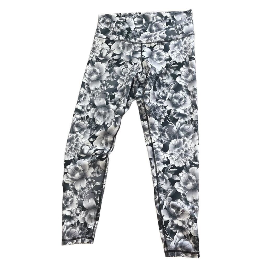 Define Your Inspiration Cabbage Rose Full Length Leggings, Yoga, Active Lounge L - Picture 3 of 6